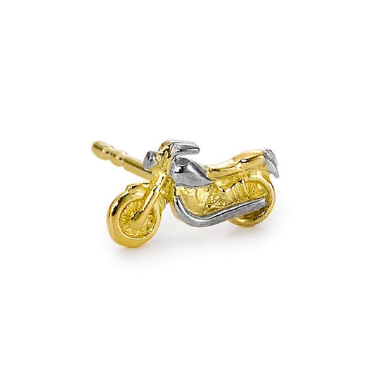 Clous d'oreille à l'unité Or jaune 14K Moto