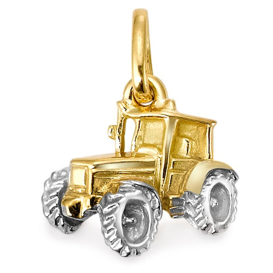 Pendentif Or jaune 9K Tracteur