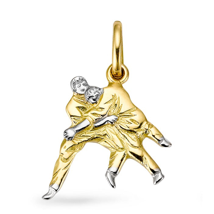 Pendentif Or jaune 18K Lutte Suisse