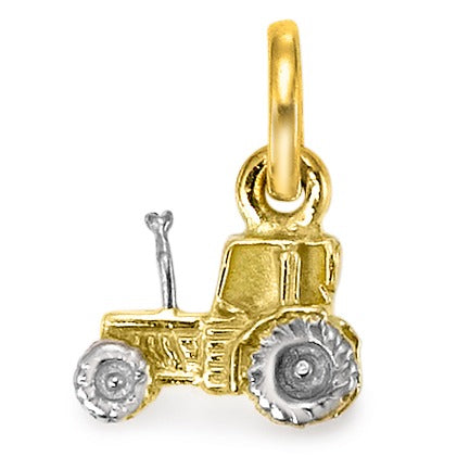 Pendentif Or jaune 18K Tracteur