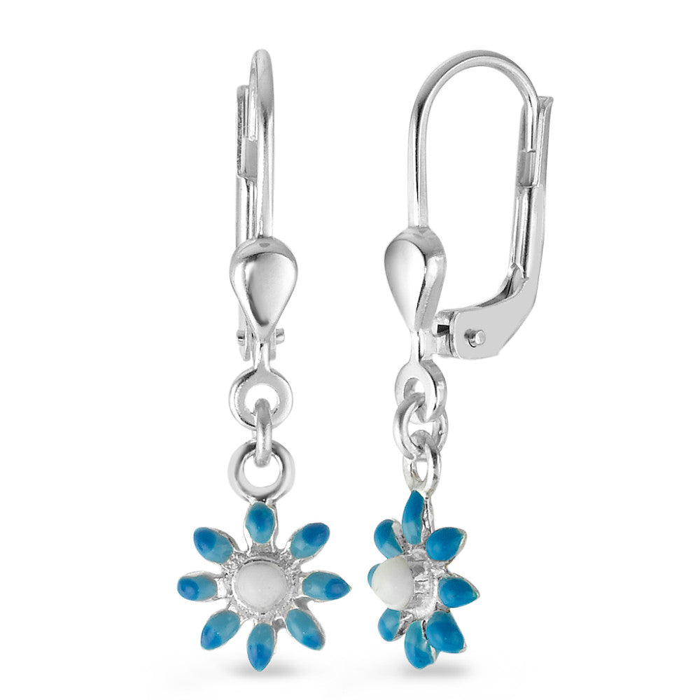 Pendant d'oreilles Argent Fleur