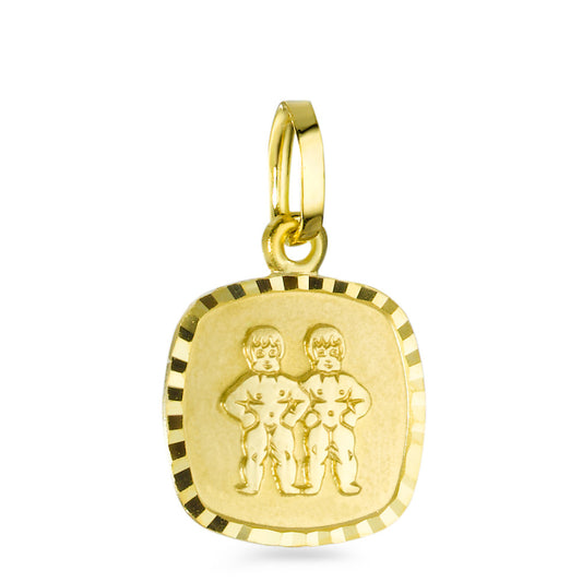 Pendentif en or "gémeaux"