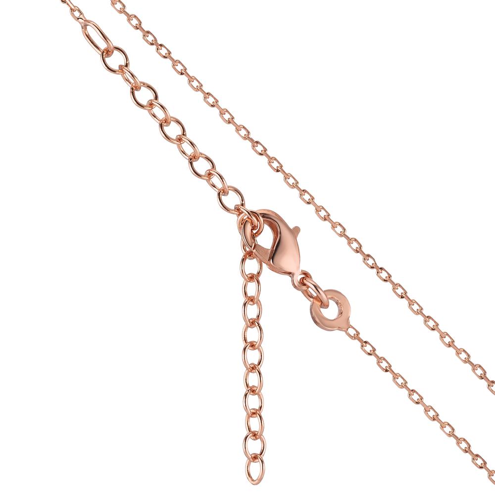 Collier doré rose 39/45 cm