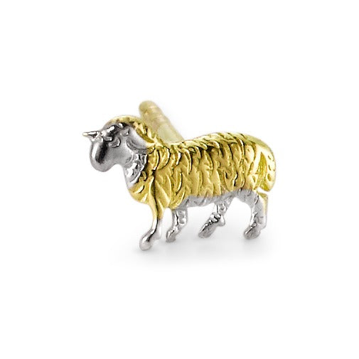 Clous d'oreille à l'unité Or jaune 18K Mouton