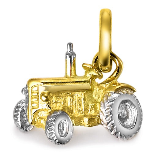 Pendentif Or jaune 18K Tracteur