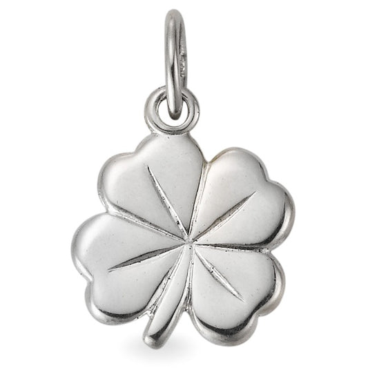 Pendentif Argent Feuille de Trèfle Ø13 mm