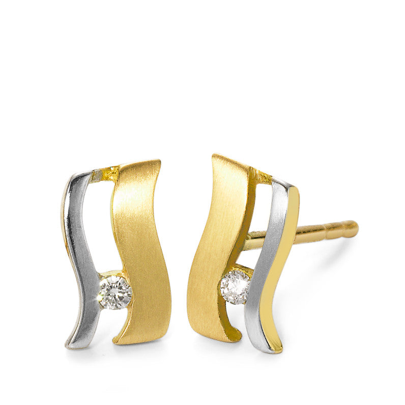 Clous d'oreilles Or jaune 750/18 ct.