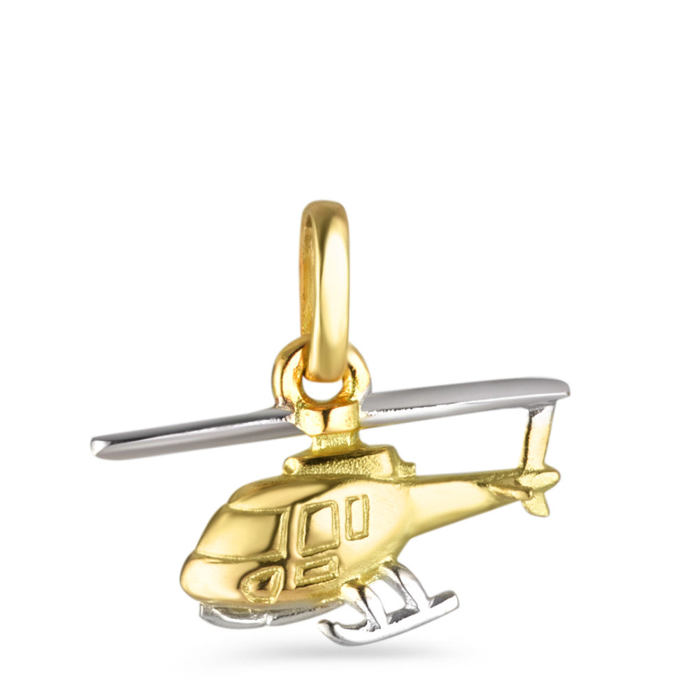 Pendentif Or jaune 18K Hélicoptère