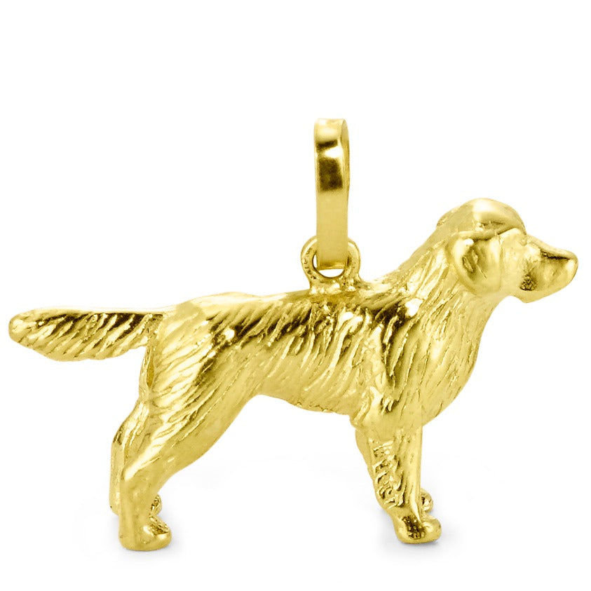 Pendentif Or jaune 18K Golden Retriever