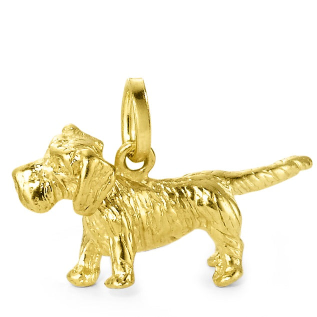 Pendentif Or jaune 9K Chien