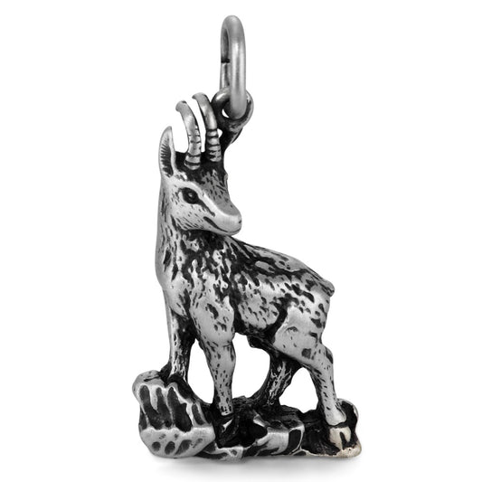 Pendentif Argent Patinée Chamois