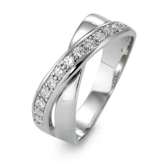 Bague Argent Zircone Rhodié