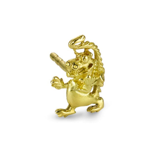 Clous d'oreille à l'unité Or jaune 18K Dragon