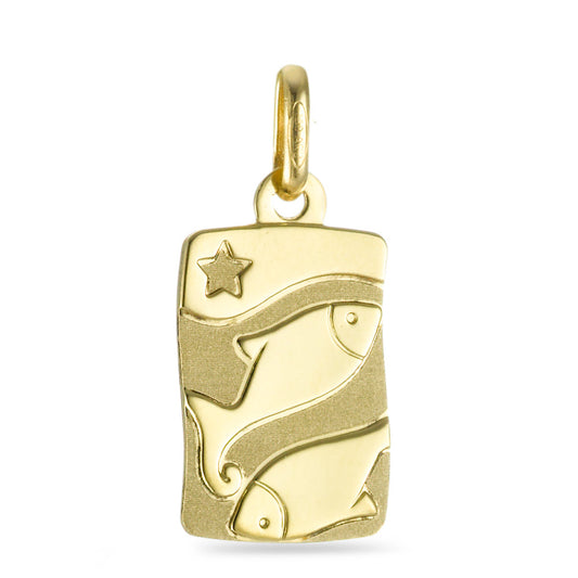 Pendentif Or jaune 18K Signe Astrologique Poisson