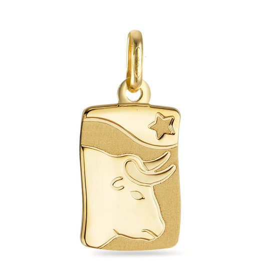 Pendentif Or jaune 18K Signe Astrologique Taureau