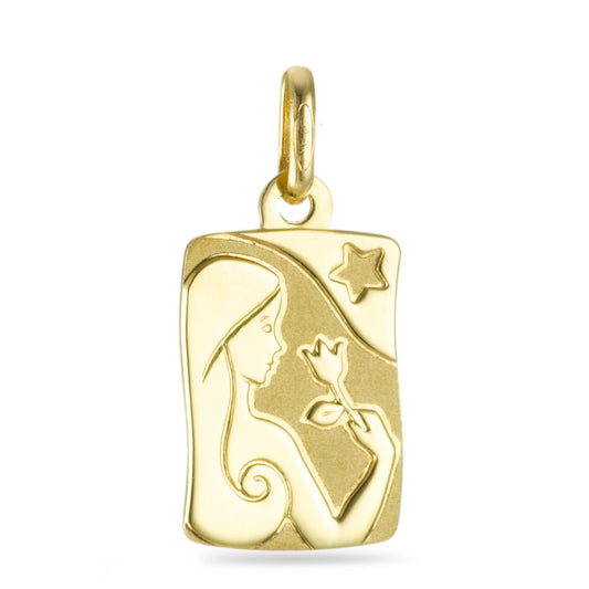 Pendentif Or jaune 18K Signe Astrologique Vierge