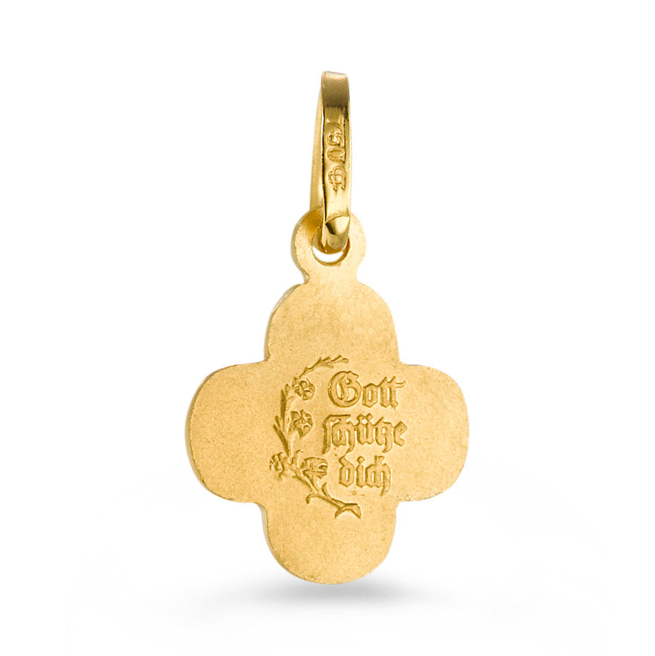 Pendentif Or jaune 18K Ange gardien