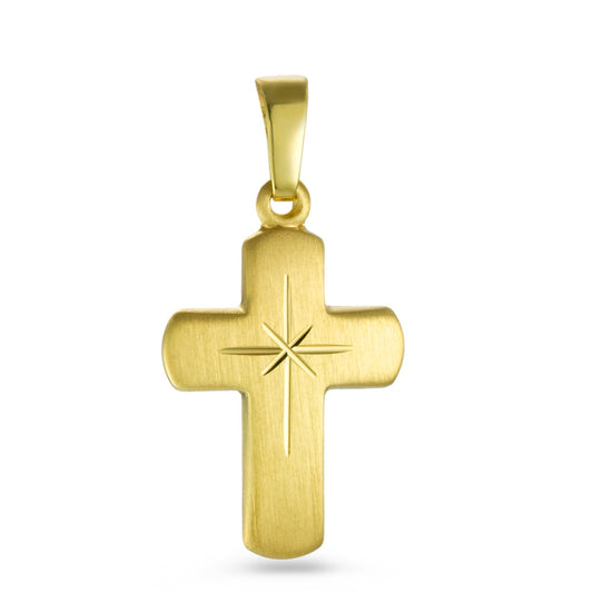 Pendentif Or jaune 18K Croix