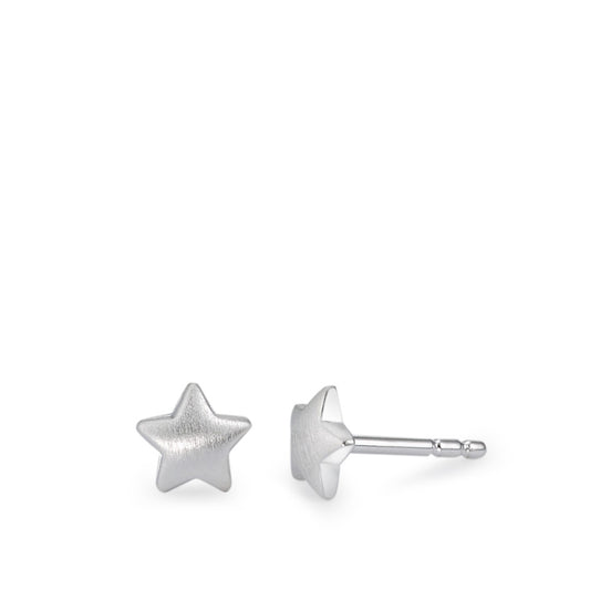 Clous d'oreilles Argent Étoile Ø5 mm