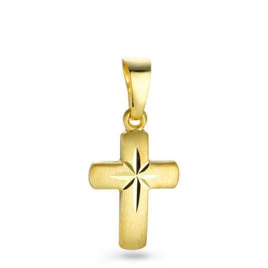 Pendentif Or jaune 18K Croix