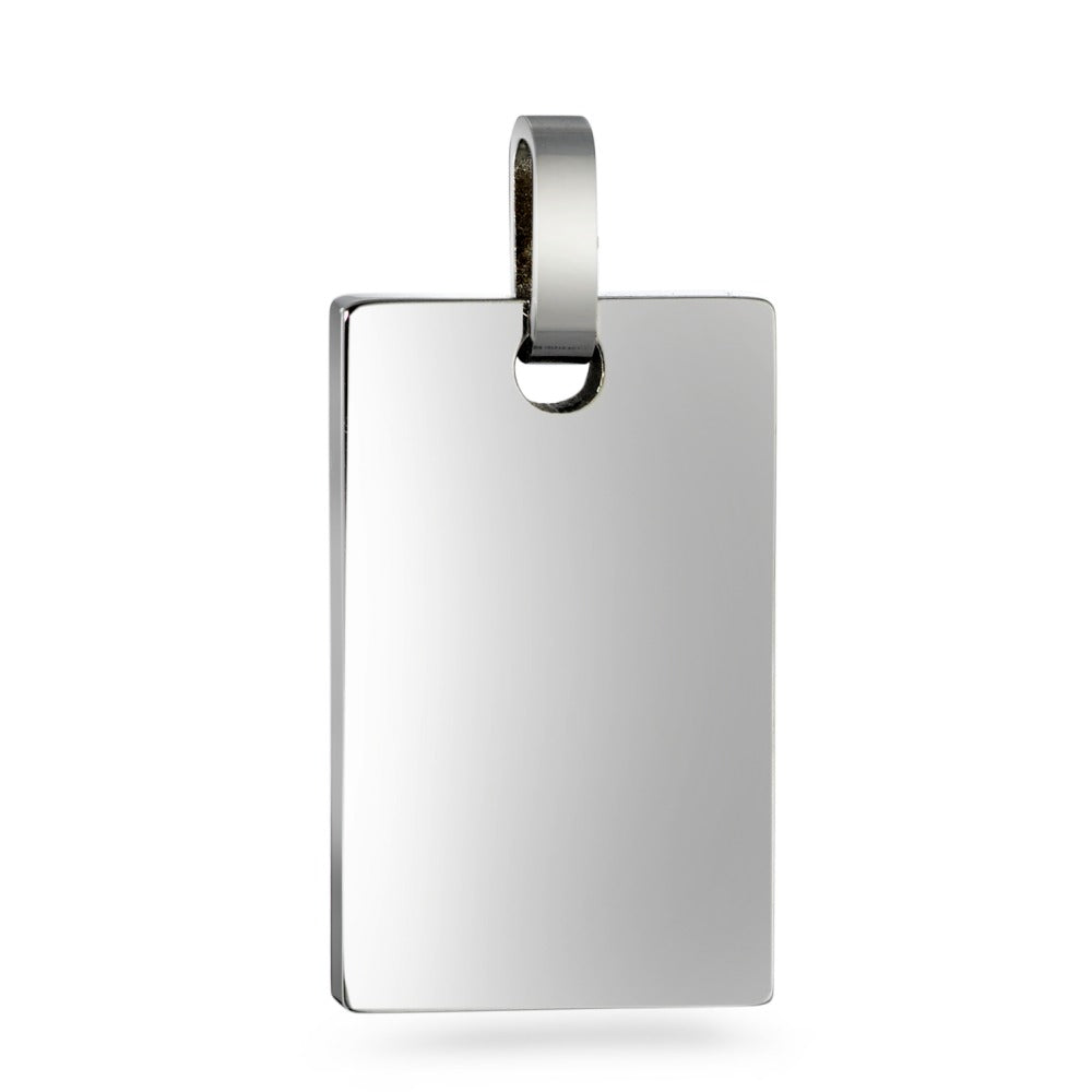 Pendentif avec gravure Acier inoxydable