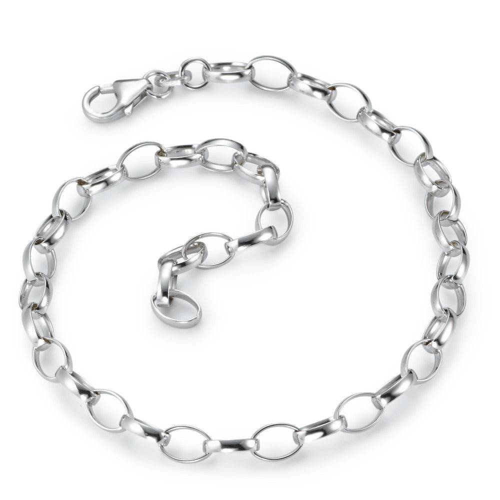 Chaînette de cheville Argent Rhodié 26 cm