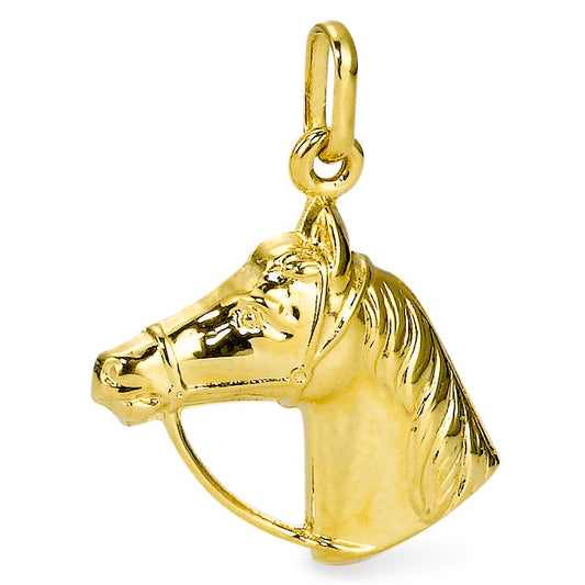 Pendentif Or jaune 18K Cheval