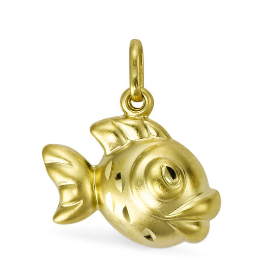 Pendentif Or jaune 18K Poisson