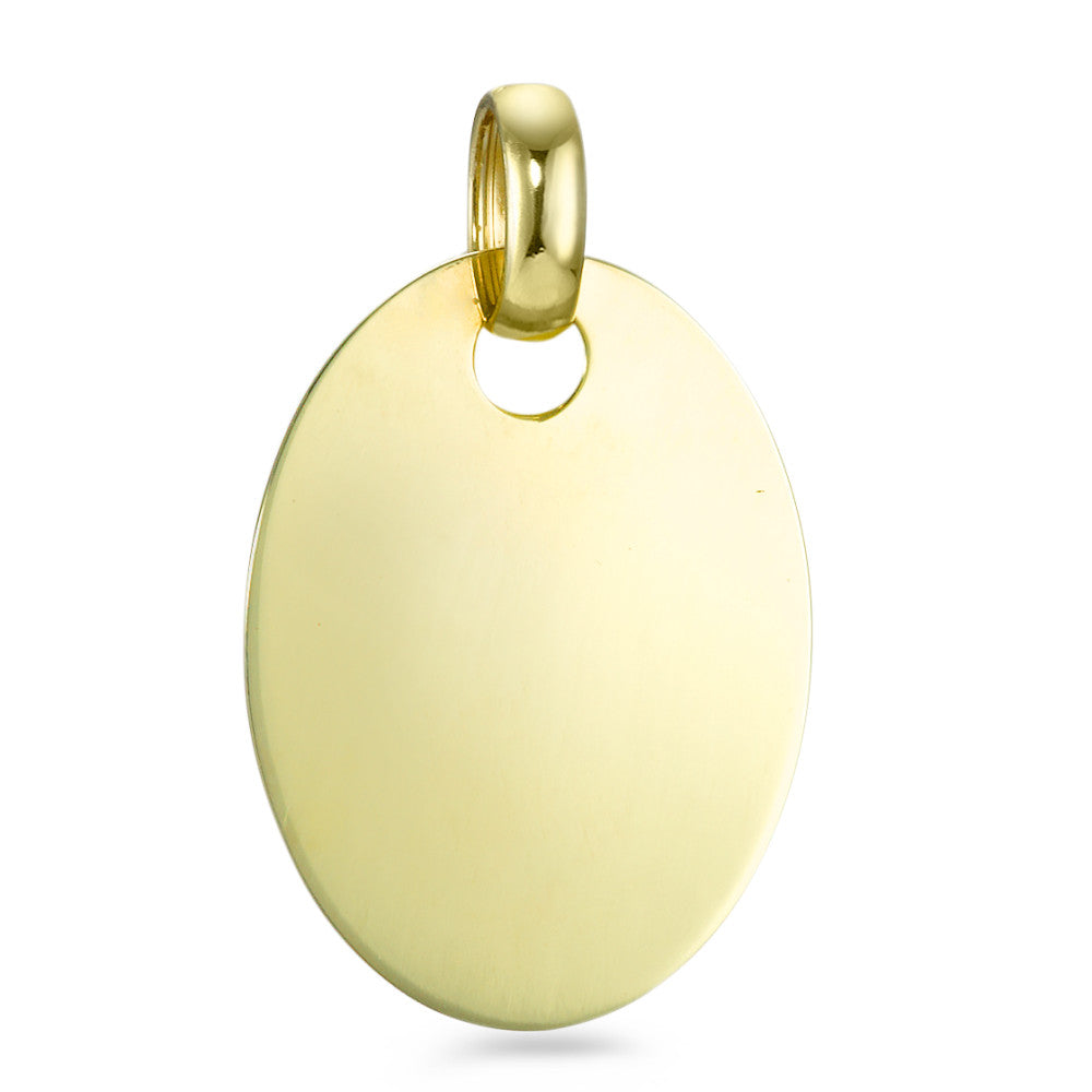 Pendentif avec gravure Or jaune 9K