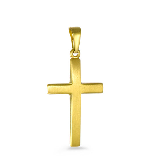 Pendentif Or jaune 9K Croix