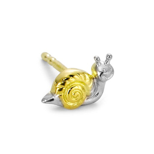 Clous d'oreille à l'unité Or jaune 18K Escargot