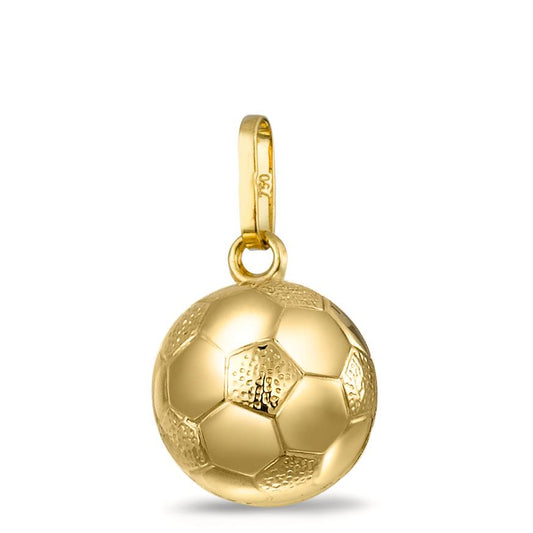 Pendentif Or jaune 18K Football Ø12 mm