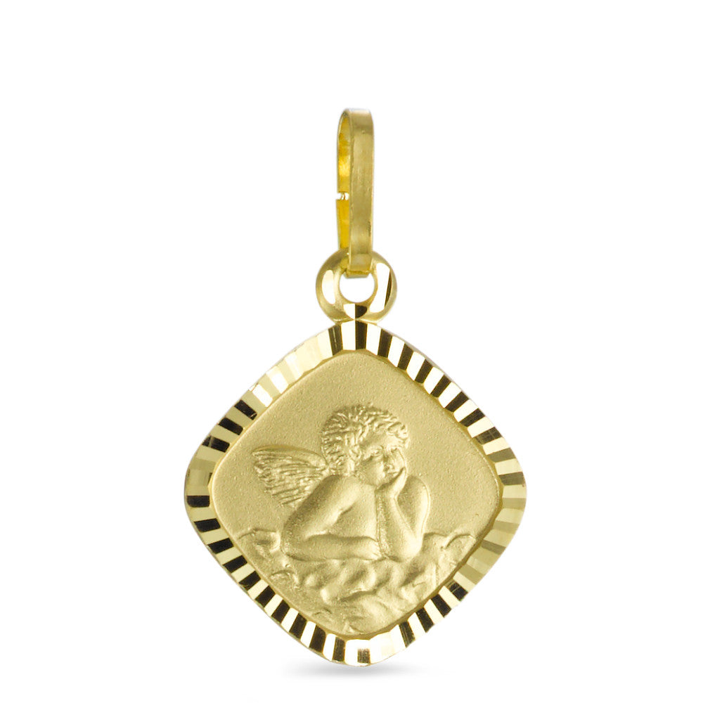 Pendentif Or jaune 18K Ange gardien