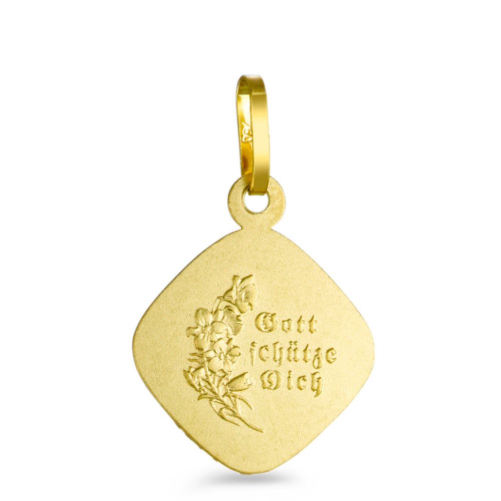 Pendentif Or jaune 18K Ange gardien