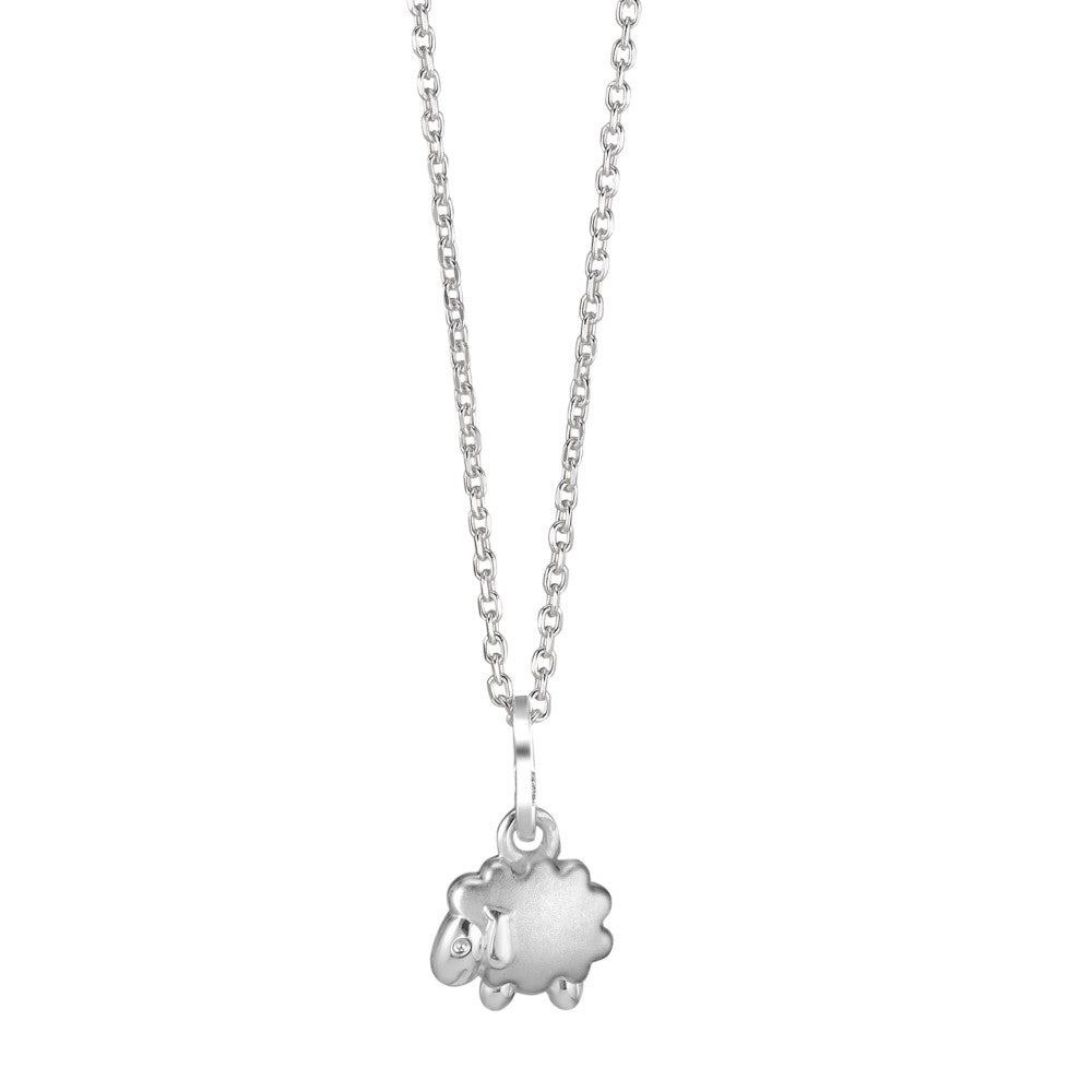 Chaînette avec pendentif Argent Mouton 36-38 cm Ø7 mm