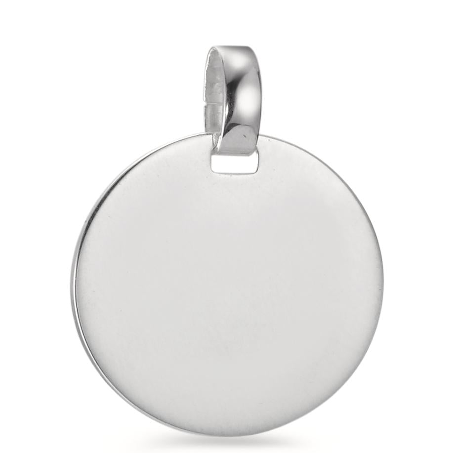 Pendentif avec gravure Argent Ø18 mm