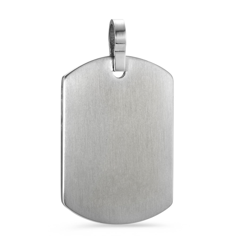 Pendentif avec gravure Acier inoxydable