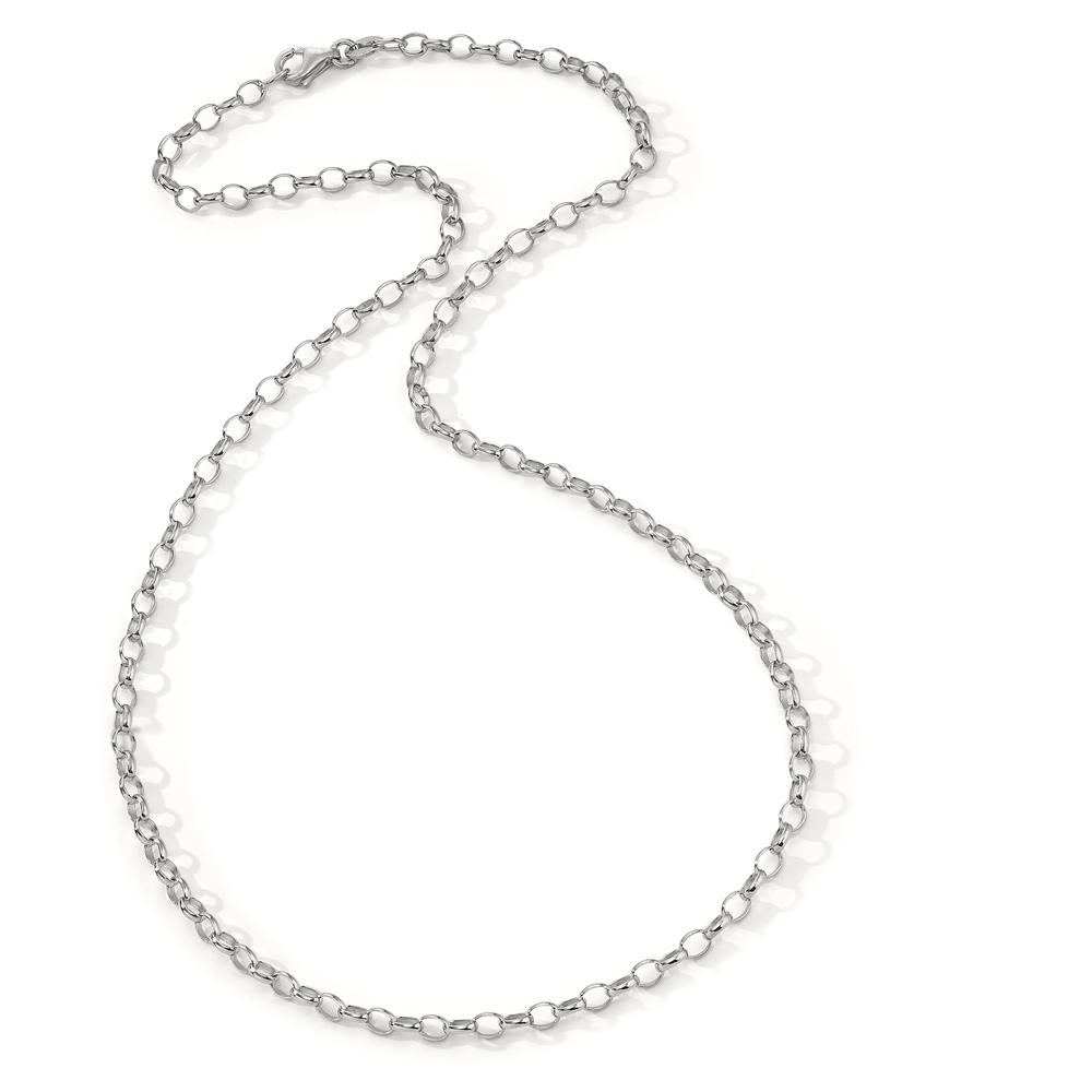 Chaînette Argent Rhodié 42 cm Ø3 mm