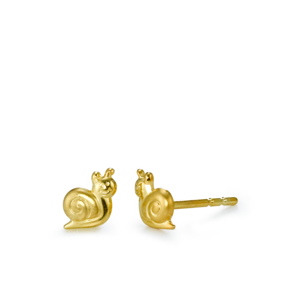 Clous d'oreilles Or jaune 9K Escargot