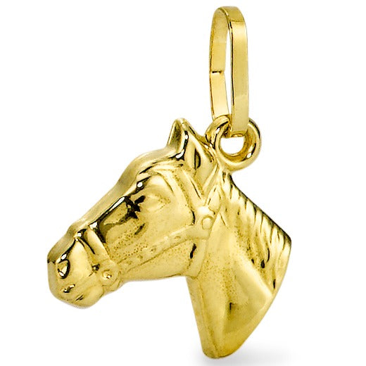 Pendentif Or jaune 9K Cheval