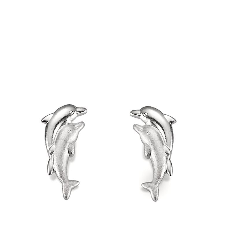 Clous d'oreilles Argent Dauphin