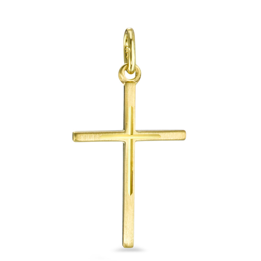 Pendentif Or jaune 18K Croix