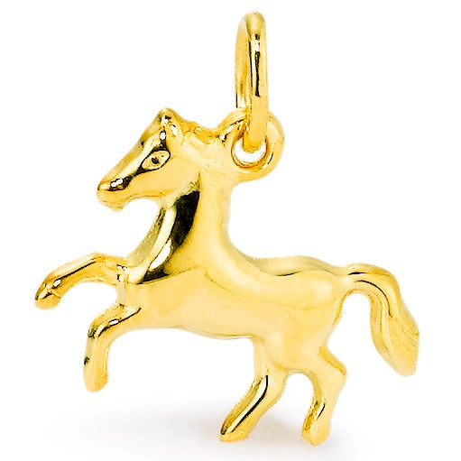 Pendentif Or jaune 18K Cheval