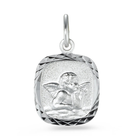 Pendentif Argent Rhodié Ange gardien