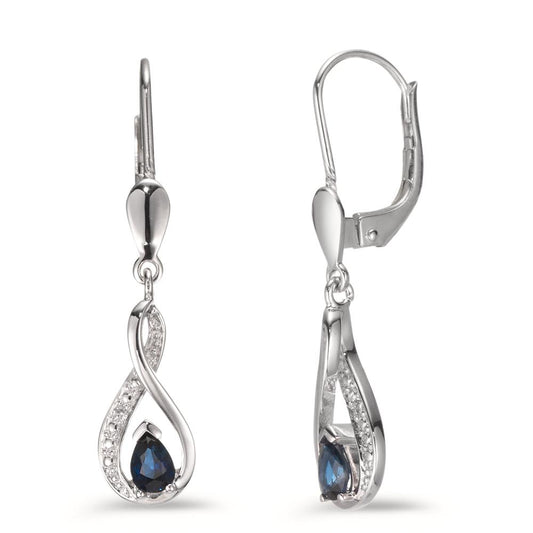 Pendant d'oreilles Or blanc 750/18 ct. Diamant