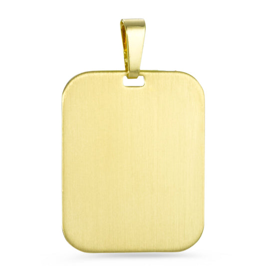 Pendentif avec gravure Or jaune 9K