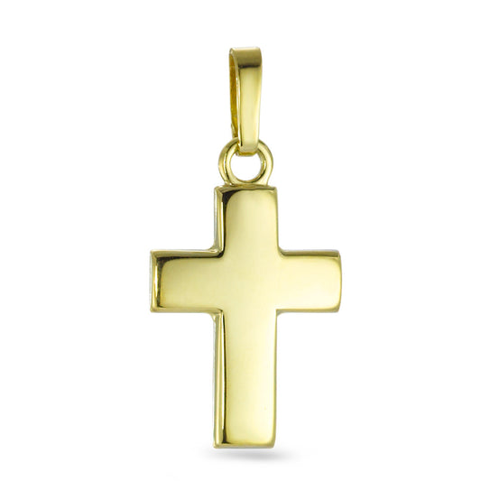 Pendentif Or jaune 9K Croix