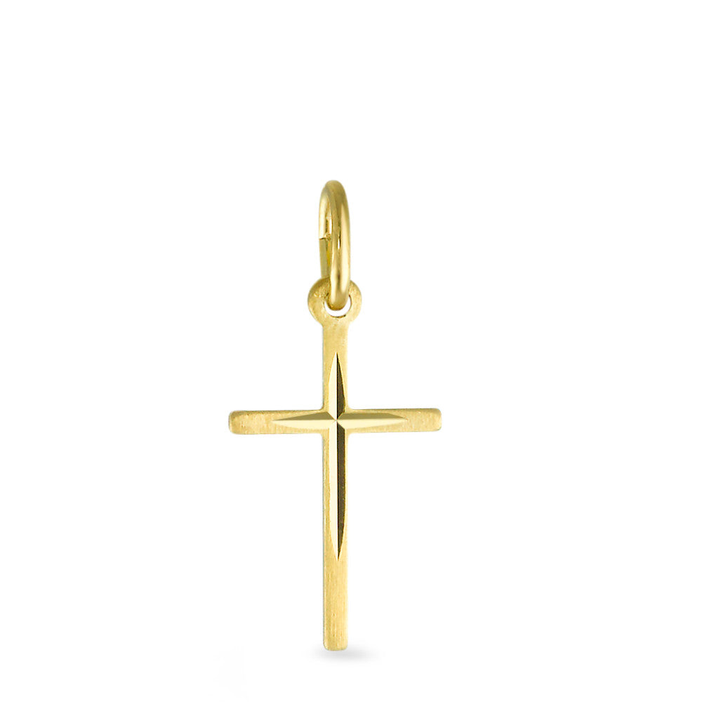 Pendentif Or jaune 18K Croix