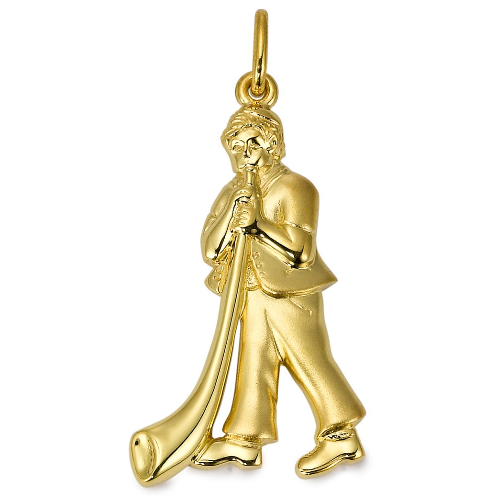 Pendentif Or jaune 18K Cor des alpes