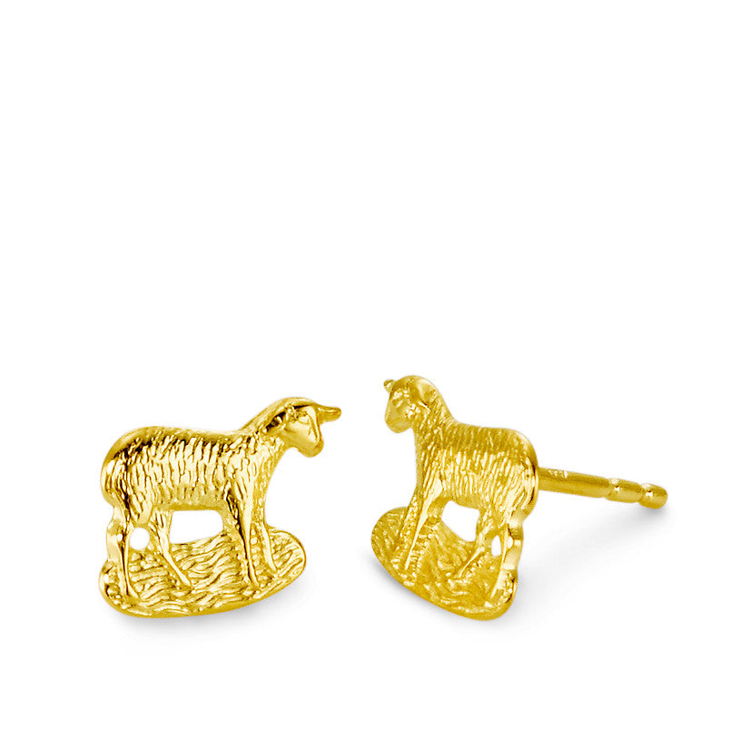 Clous d'oreilles Or jaune 18K Mouton